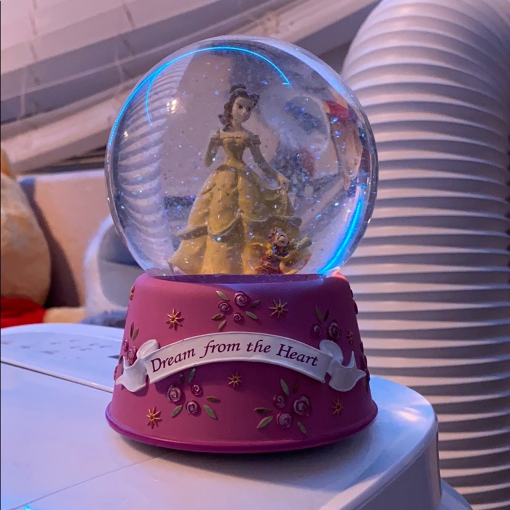 Beauty and the beast snow globe